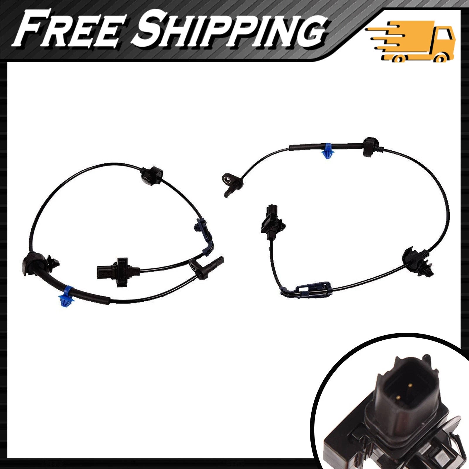 Set of 2 ABS Wheel Speed Sensors for Honda CR-V (2007–2011)
