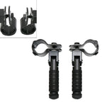 Folding Rearsets Foot Pegs for Motorbike Black CNC