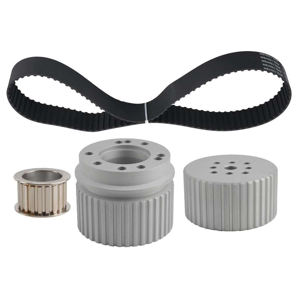 Long Water Pump Billet Gilmer Belt Kit for Small Block Chevy (283–400)