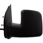 Power Mirror Set of 2 for Ford E-350 Super Duty (2009–2013) Black Manual Folding