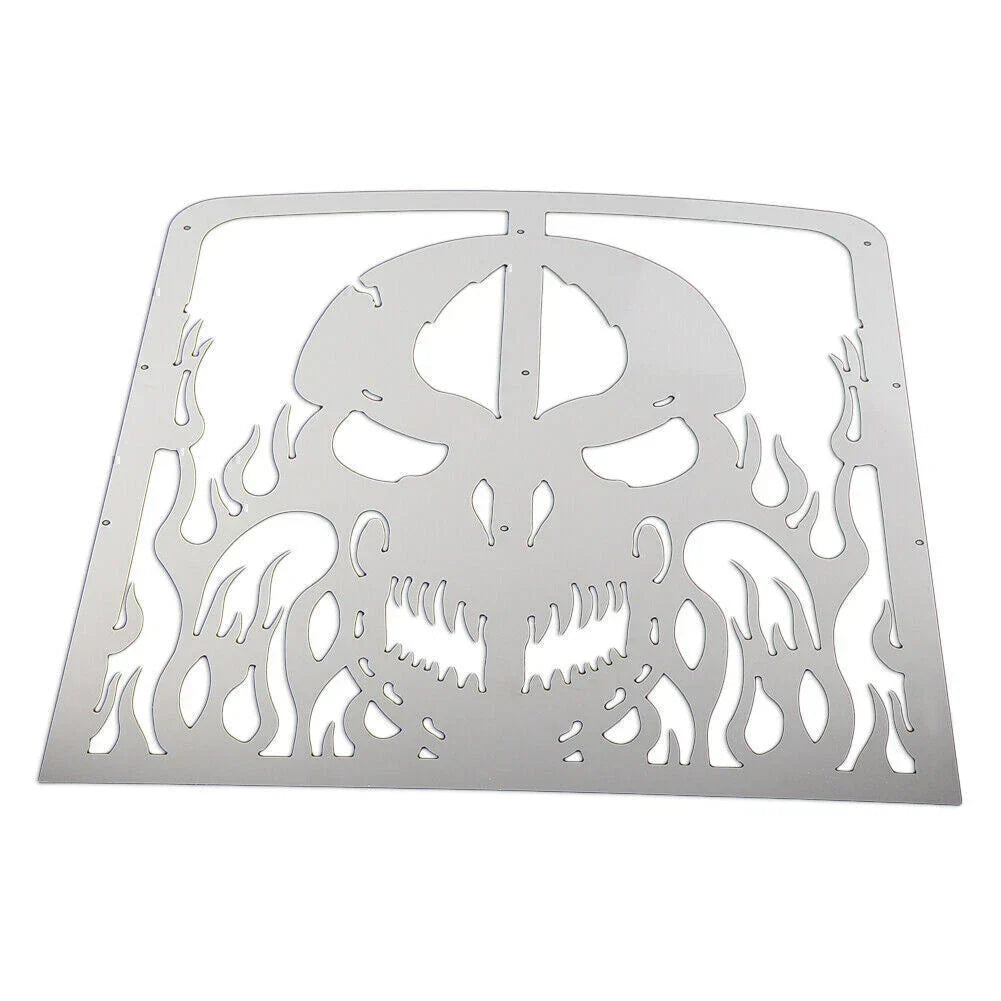 Skull Radiator Grille Guard Covers for Yamaha Banshee YFZ350 (1987-2012)