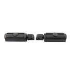 Rear Passenger Foot Pegs for Harley Softail Deluxe Fat Bob (2018-2023) Black