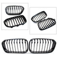 Black Pair Upper Grilles for BMW F20 F21 LCI (2015–2019)