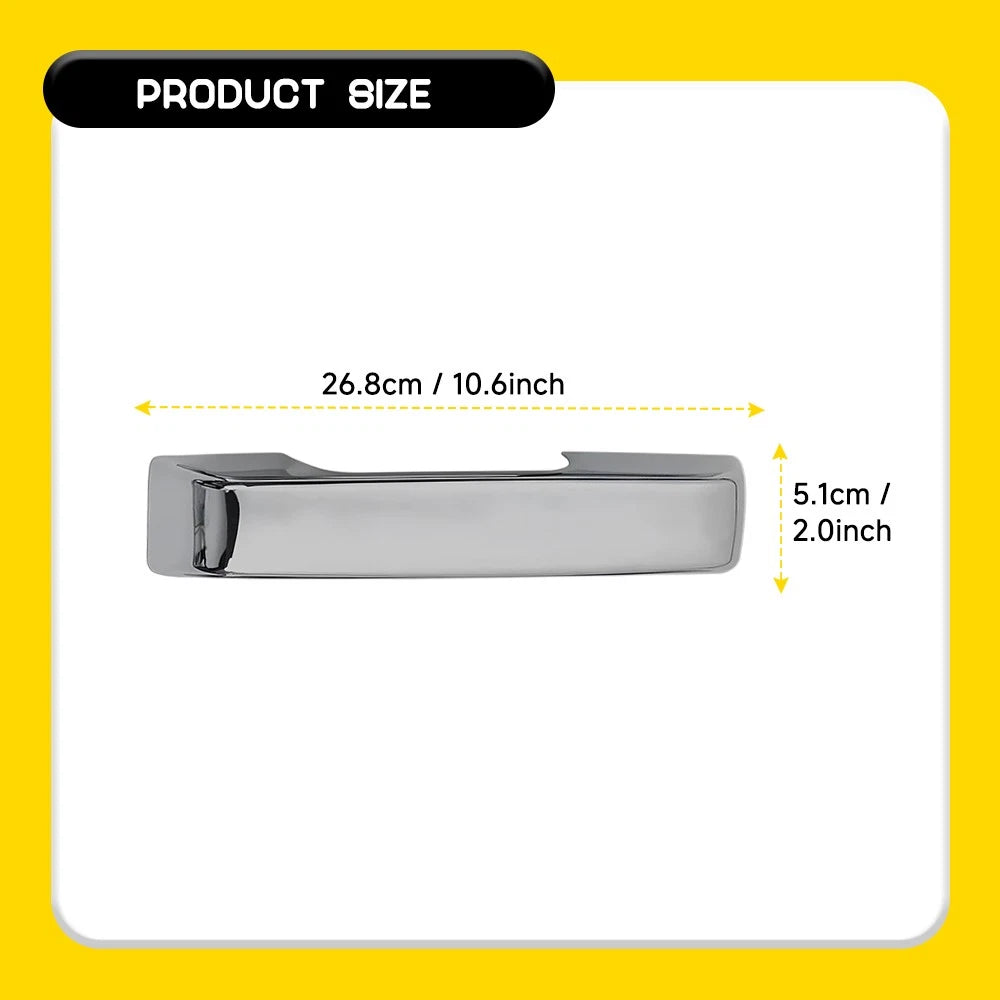 Gloss Chrome Door Handle Covers for Ford F150 (2021–2025)
