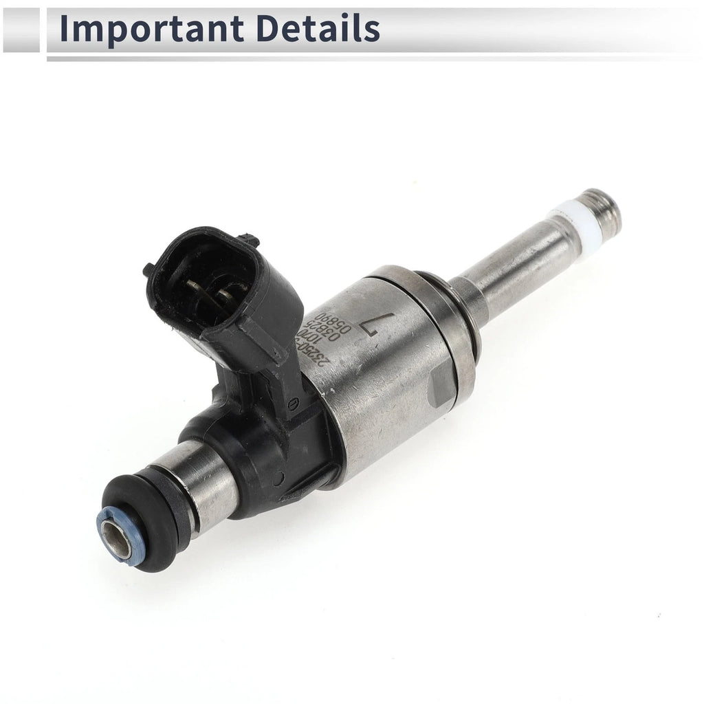 Fuel Injector for Lexus GS350 (2016–2019) 1 Pc Black Silver Tone