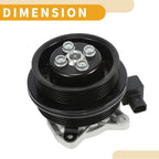 Water Pump with Gasket for Audi A1 (2011–2014) VW Jetta (2016–2018) No. 03C121004J