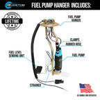 QFS 340LPH Fuel Pump Hanger + Send Unit for Chevy GMC Squarebody (1973–1991)