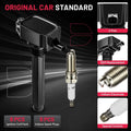 6X Ignition Coils & 6X Iridium Spark Plugs for Chrysler Dodge Jeep Ram (N/A)