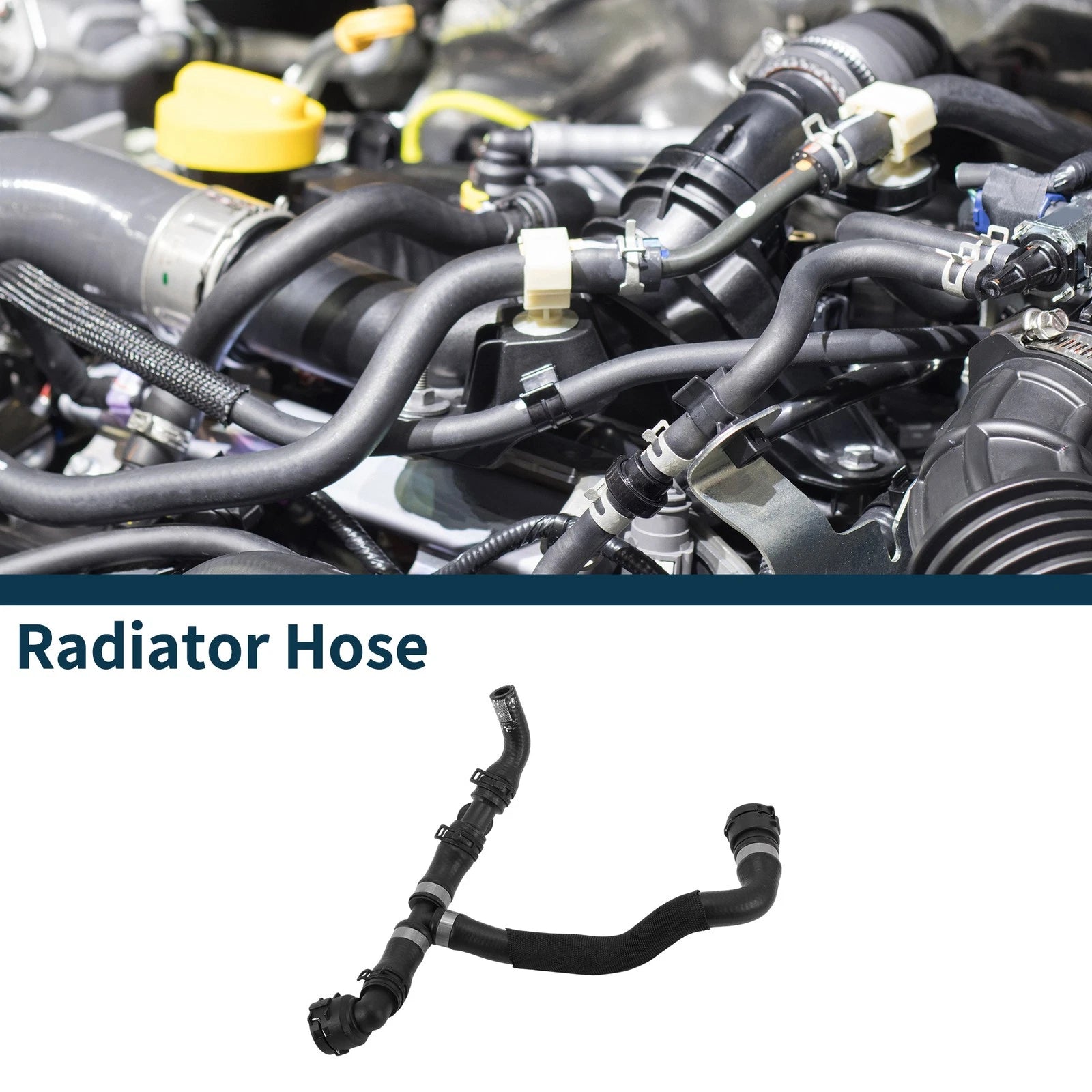 Radiator Hose for Audi A6 C7 2.0 T (2016) No. 4G0122109AG Rubber