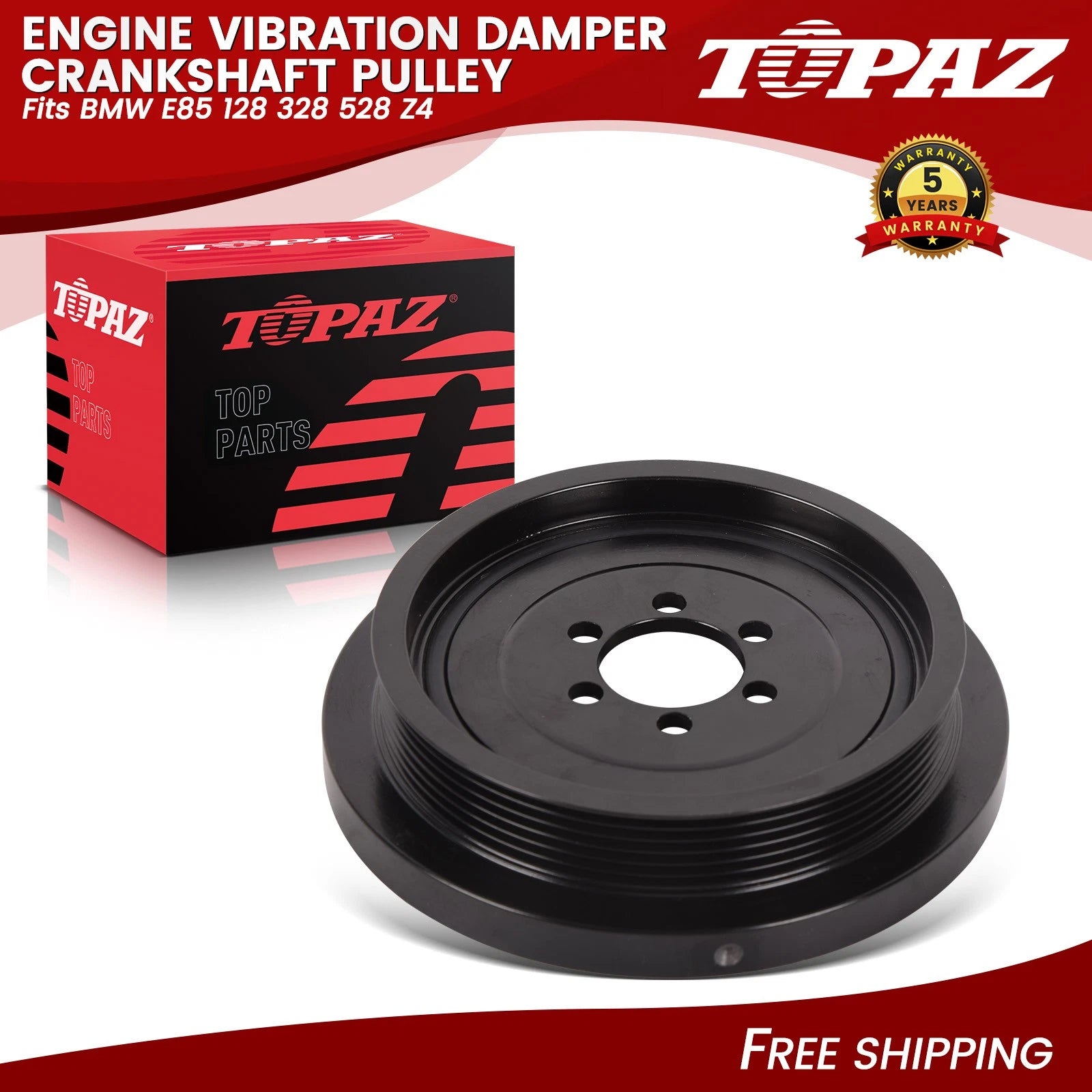 Engine Vibration Damper Crankshaft Pulley for BMW E85 128 328 528 Z4 (2003–2008)