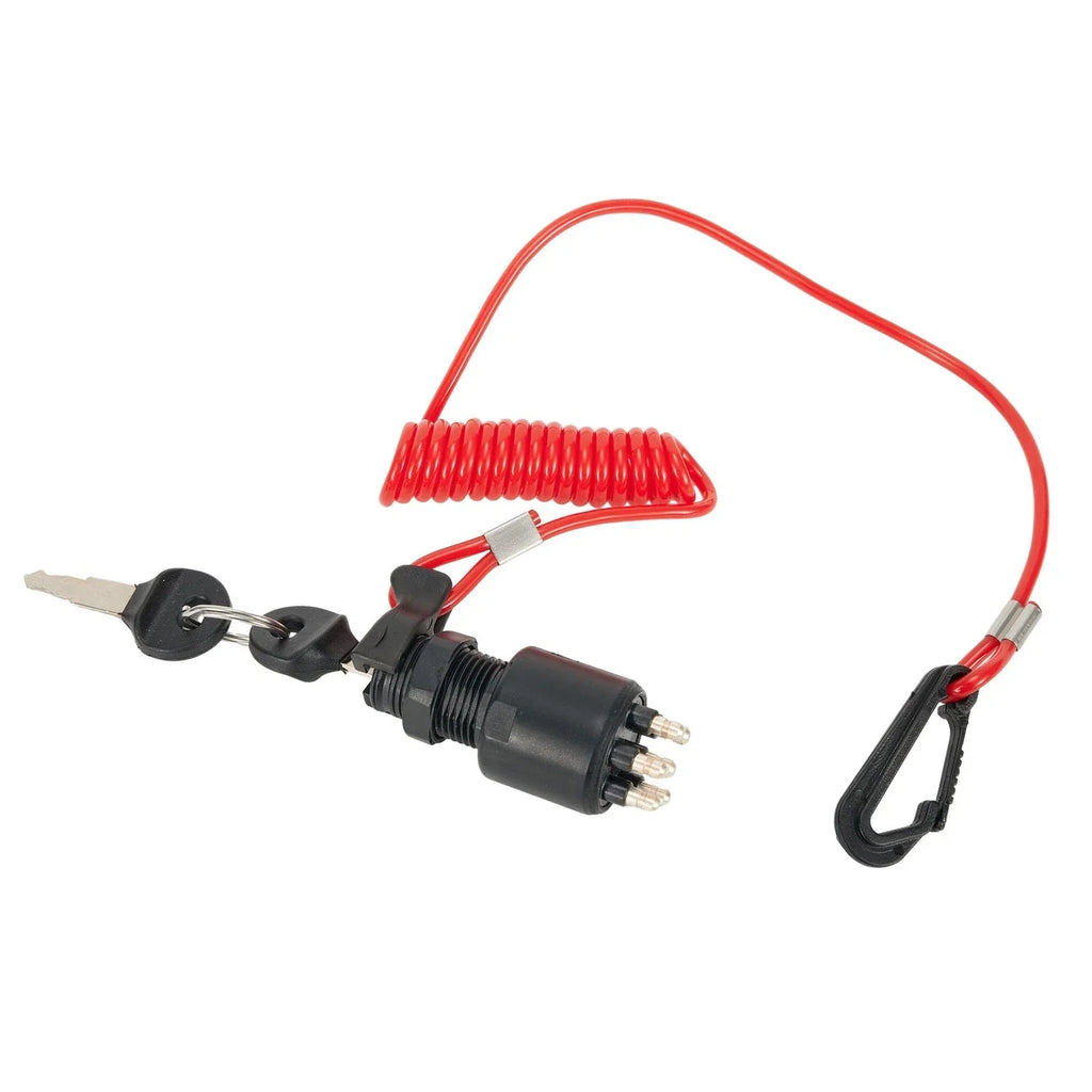 Ignition Key Switch & Safety Lanyard for Evinrude/Johnson OMC