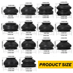 Set of 14 Rubber Tie Rod End Ball Joint Dust Boots