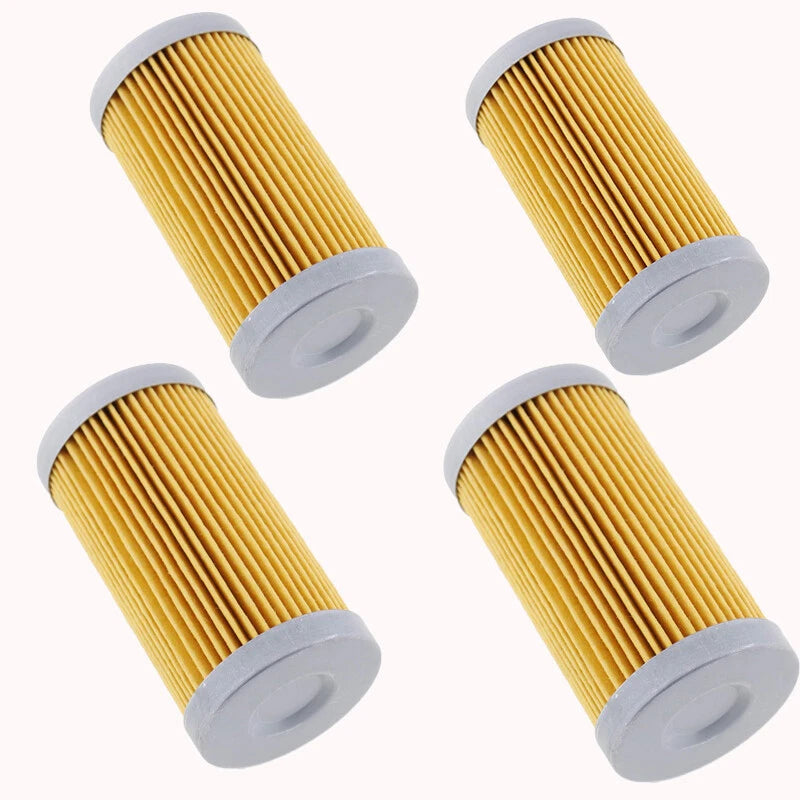 Set of 4 Fuel Filter Cartridges for Kubota M5400 L4300 L2650 L2250DT L235 (15521-43160)