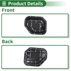 1 Pc Engine Oil Pan No.2151037102 for Hyundai Sonata (2002–2005) Iron Black
