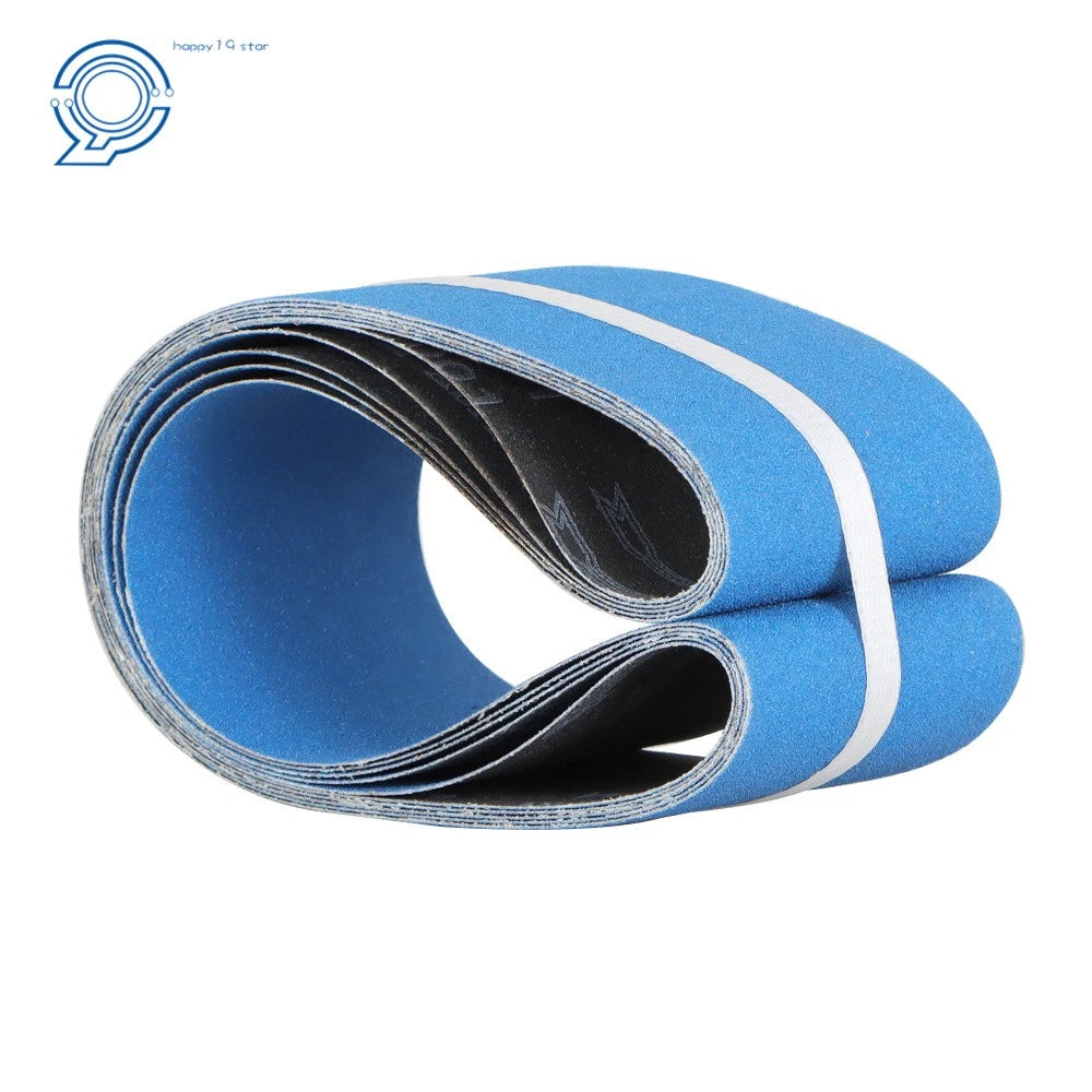 Set of 5 Sanding Belts 4" x 36" 120 Grit Zirconia
