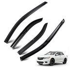 Set of 4 Visor Rain Guards for Toyota Camry (2012–2017) Black Outside Mount