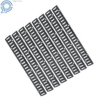 Set of 8 E Track Tie Down Rails for Garages Vans (Fits Various Models)