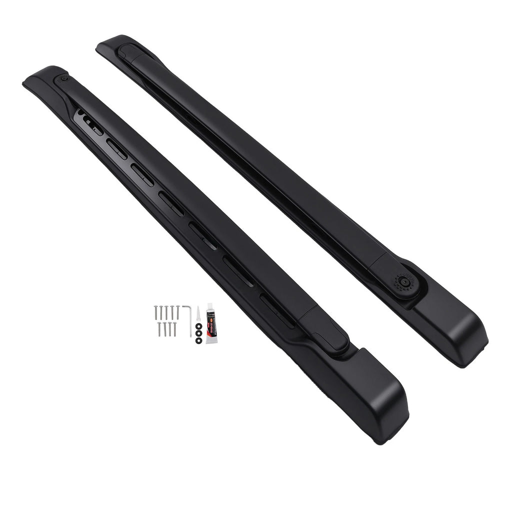 Aluminum Black Roof Rack Crossbars for Toyota Tacoma Double Cab (2024–2025)
