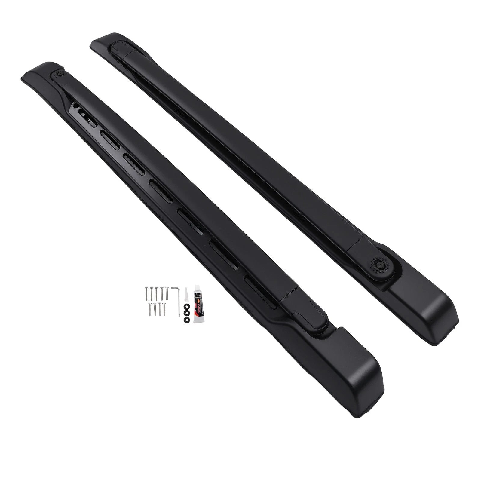 Aluminum Black Roof Rack Crossbars for Toyota Tacoma Double Cab (2024–2025)