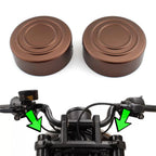 2X Upper Fork Stem Nut Cap Covers for Harley Sportster S (2021–2022)