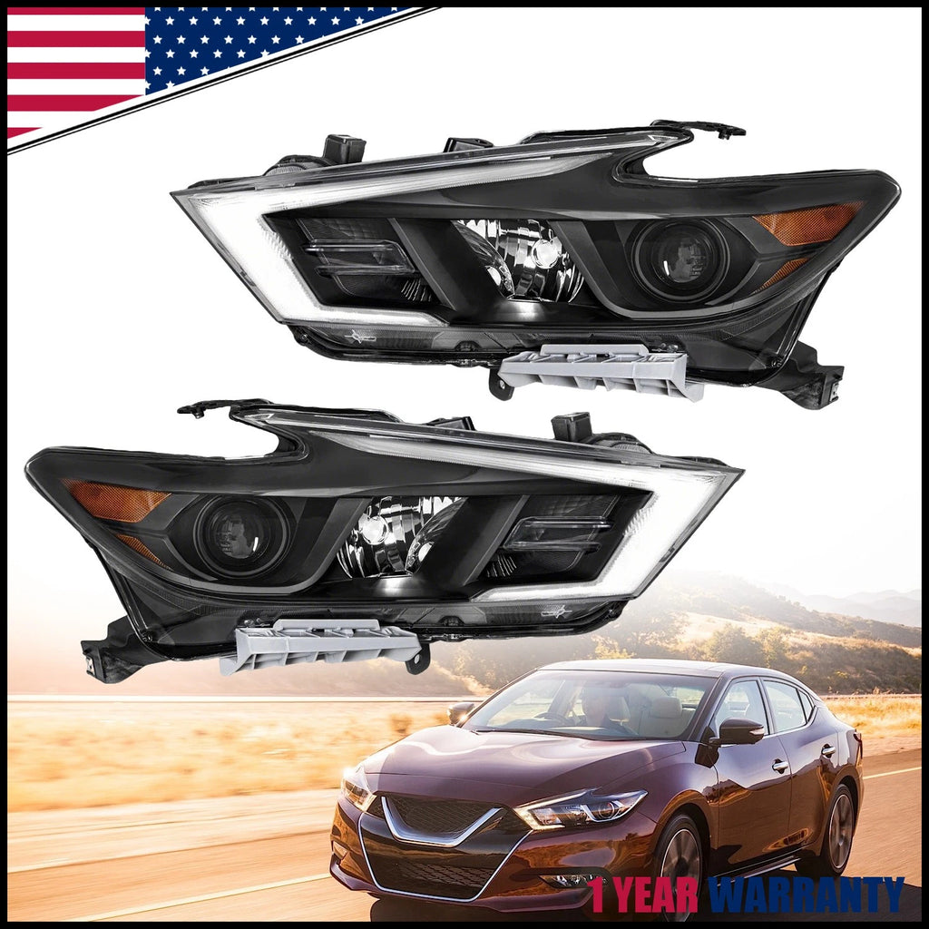 LED Projector Headlights for Nissan Maxima (2016–2018) L+R