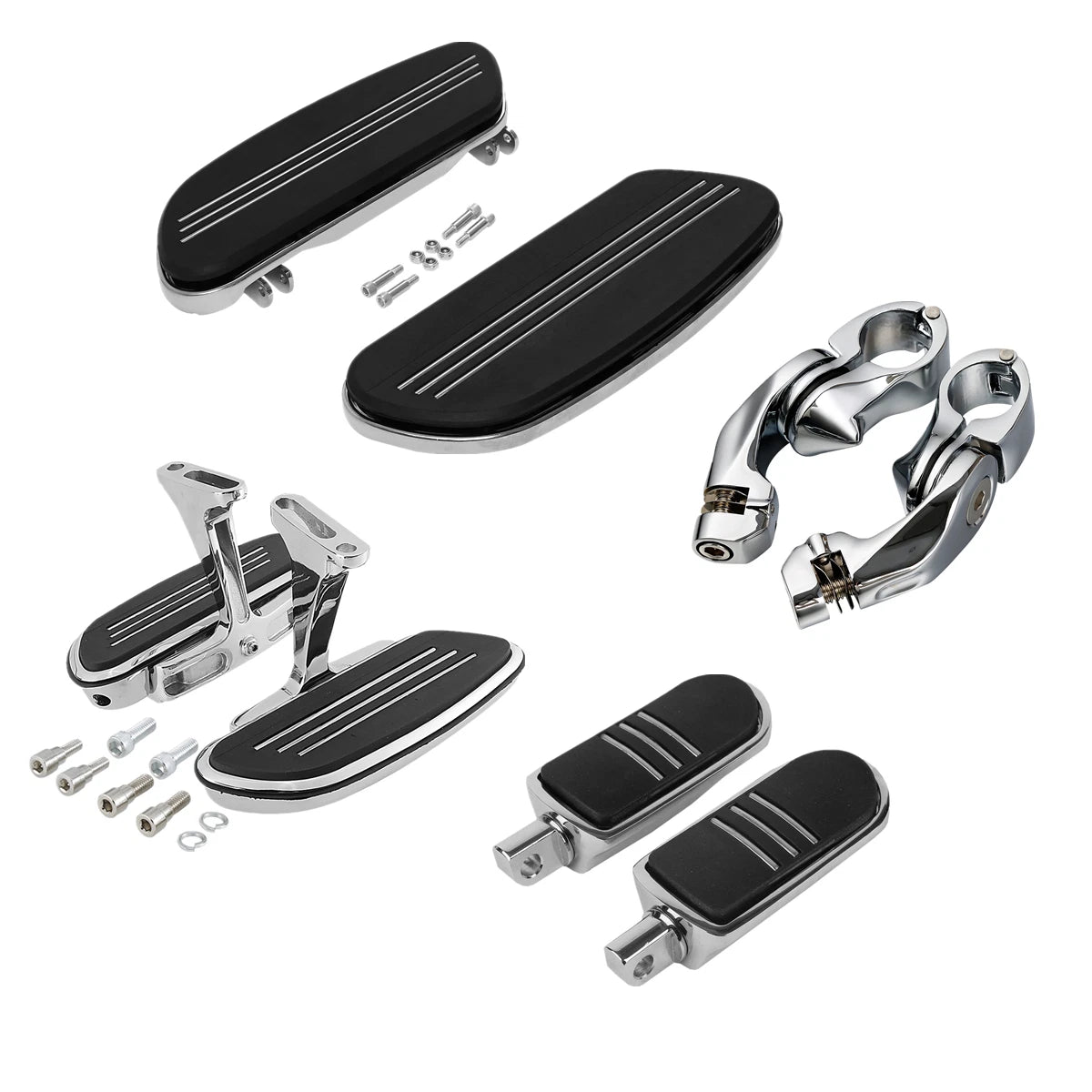 Floorboard Footpegs for Harley Road King Glide (1993–2025)