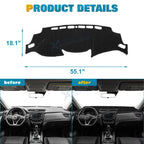 Center Dash Pad Sunshield Protector for Nissan Altima Rogue Sentra (2019-2024)