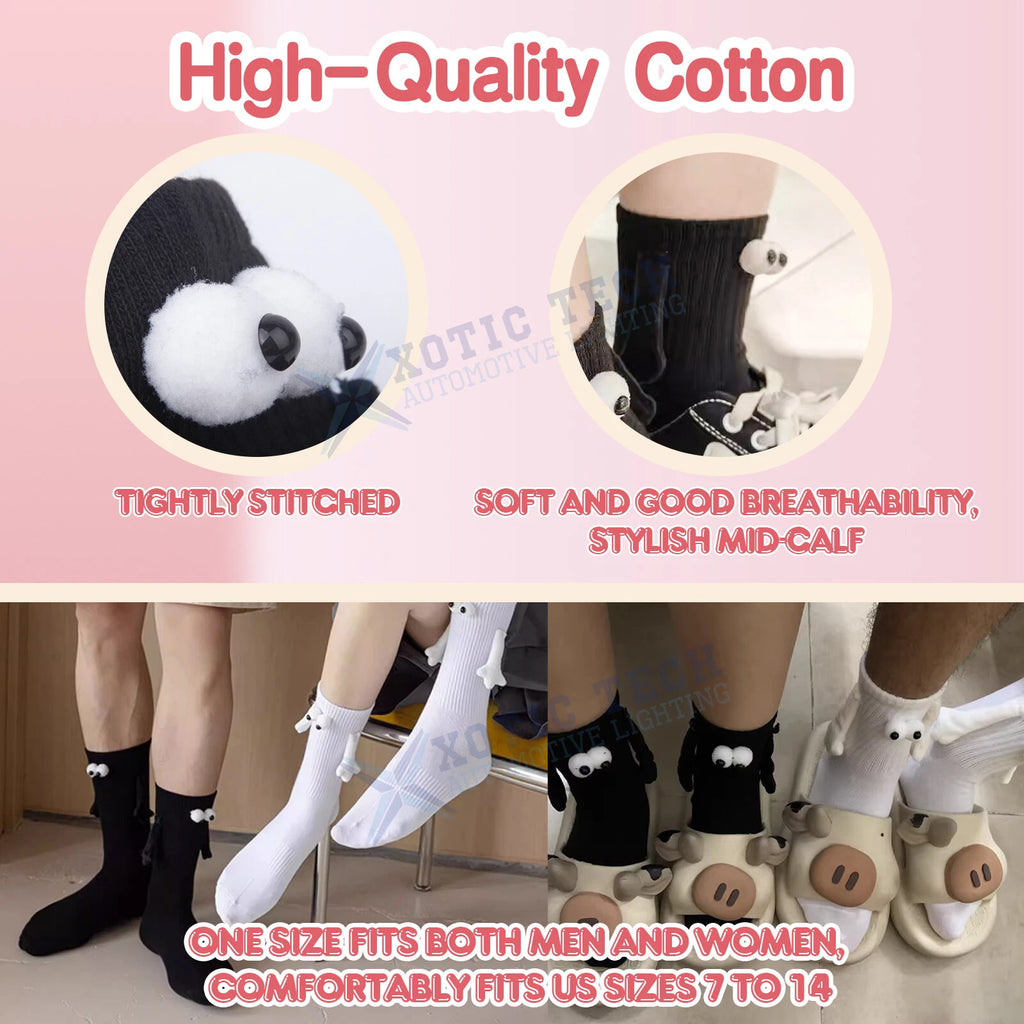 Black Holding Hands Socks for Universal (2000-2025)