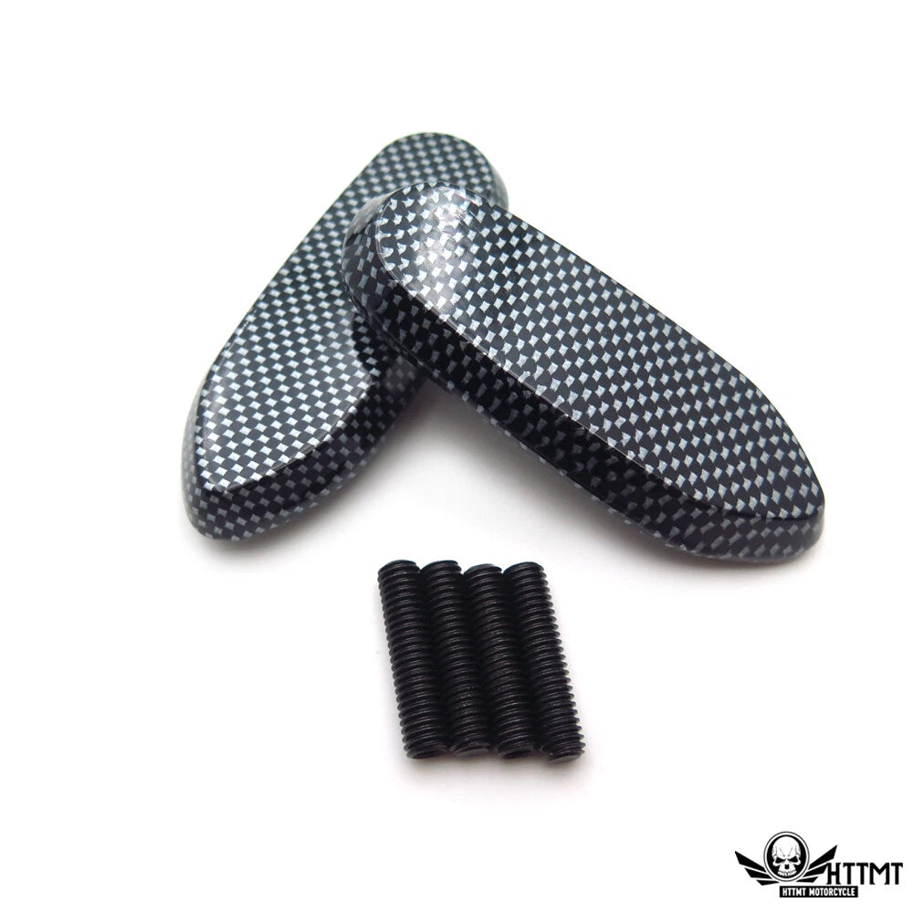 Mirror Base Block Off Plates for Suzuki GSX-R 600 750 1000 (2006–2008) Carbon