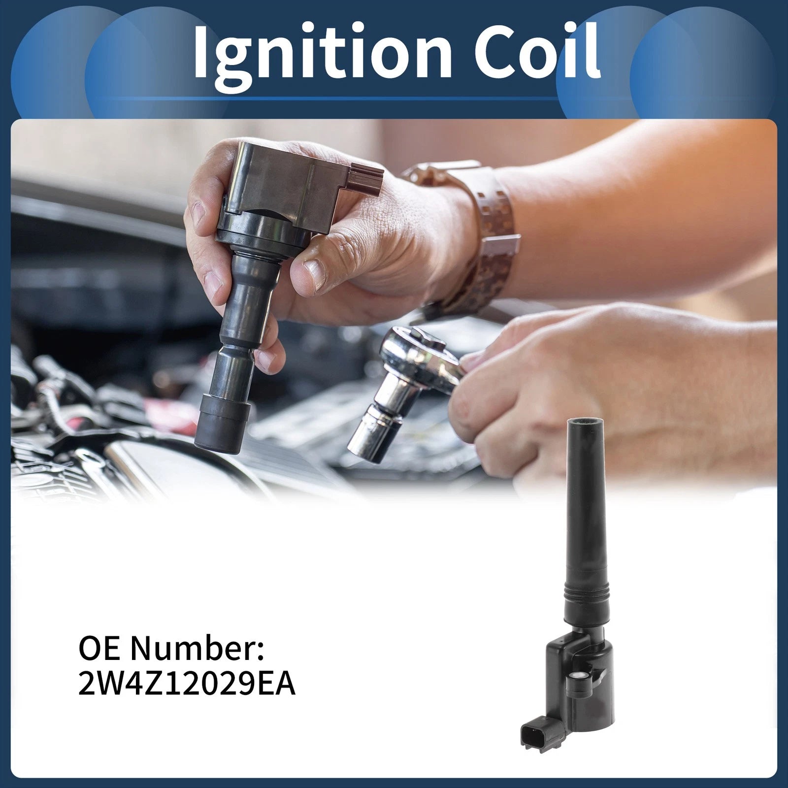 Ignition Coil Pack No. 2W4Z12029EA for Ford Thunderbird (2002–2005)