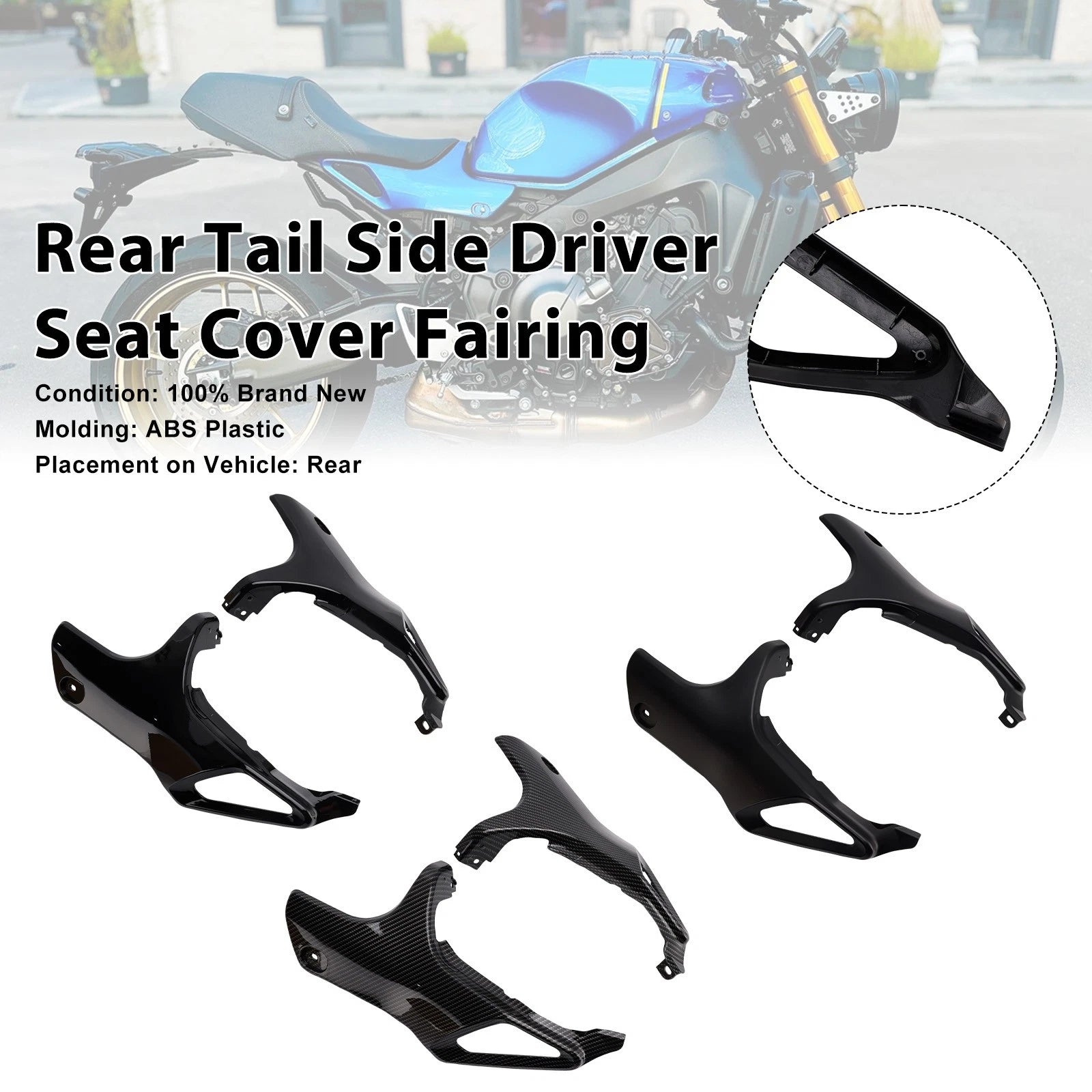 Side Seat Fairing Panel Cowl for Yamaha XSR900 (2022–2026)