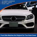 Front Bumper Tow Hook Cap for Mercedes-Benz C250 C350 (2012-2015) Grey