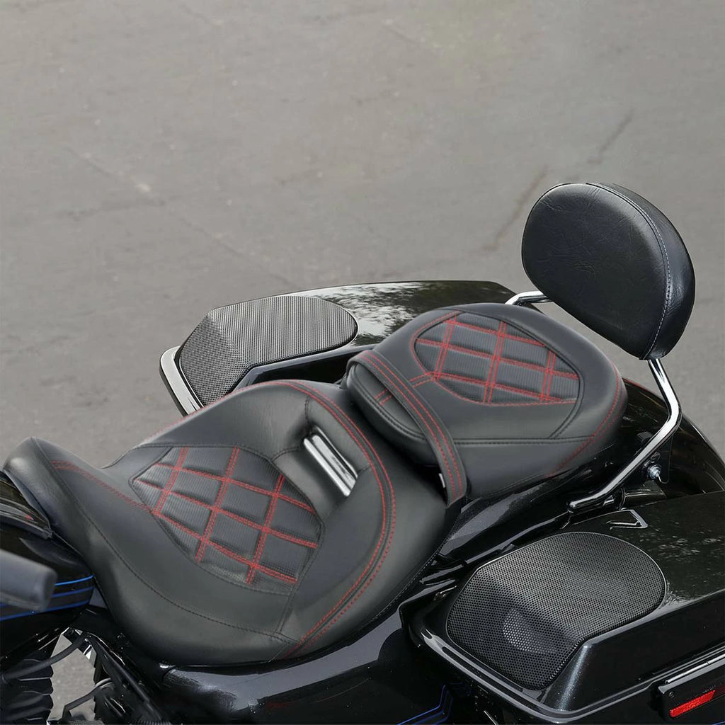 Driver Passenger Seat for Harley Electra Glide Road King (2009–2023)