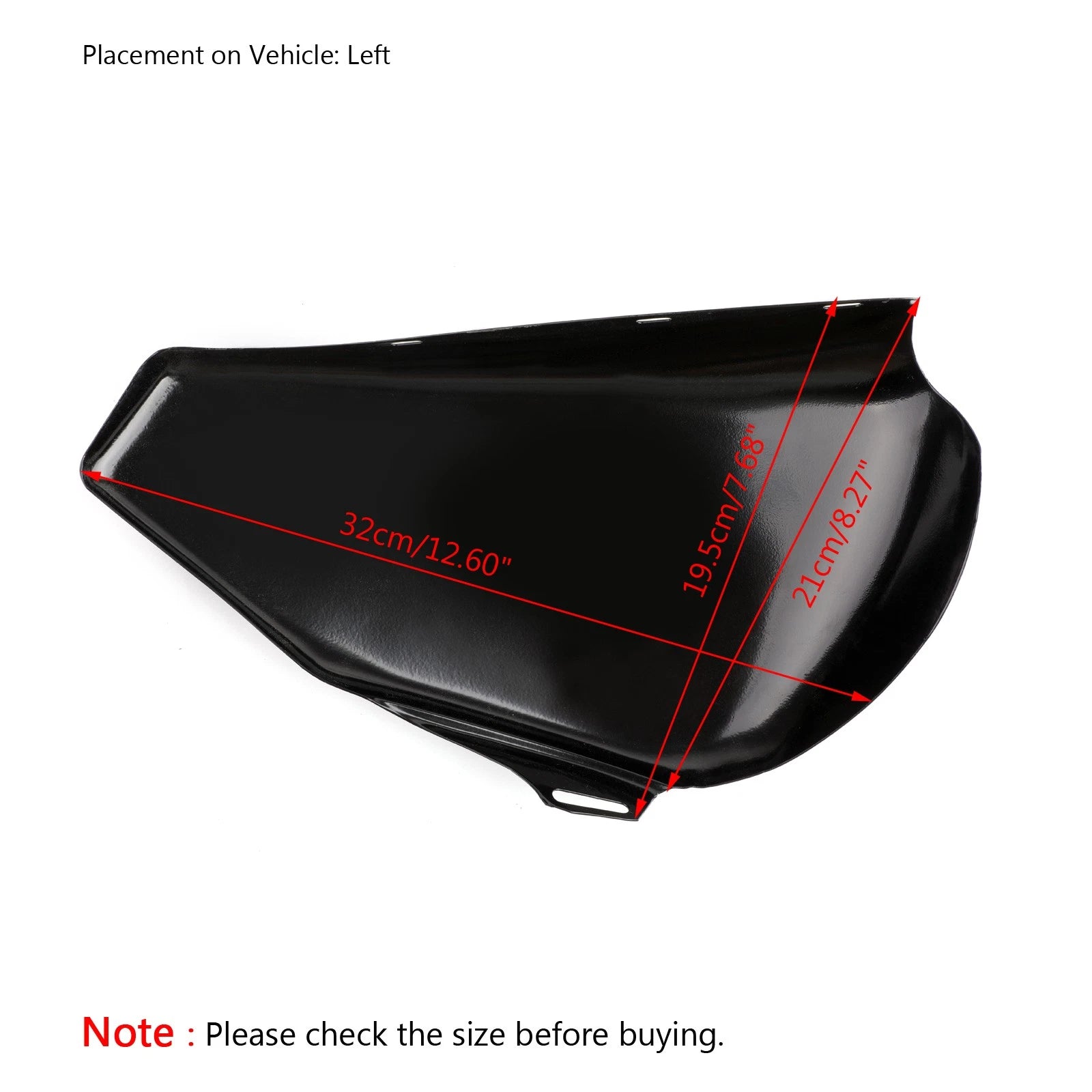 Side Battery Cover for Harley-Davidson Sportster XL 1200 (2004–2013)