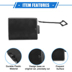 Tow Hook Eye Hole Cover Cap for Mercedes-Benz E 500 (2003–2009) Black