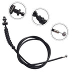 Brake Cable Brake Line Set for Electric Scooter (Steel, Black)