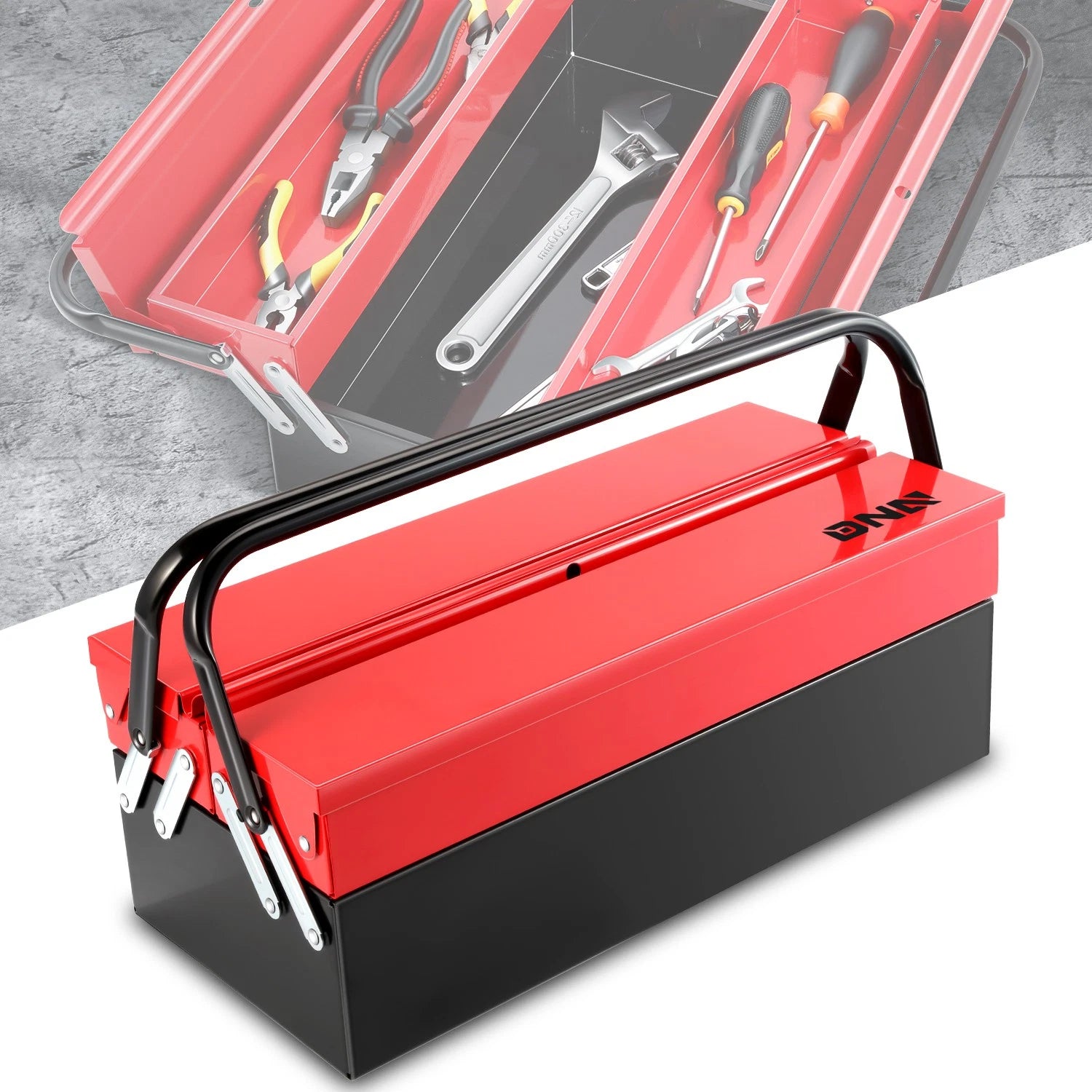 18" Tool Case Storage Organizer Cabinet with Drawers for Workshop