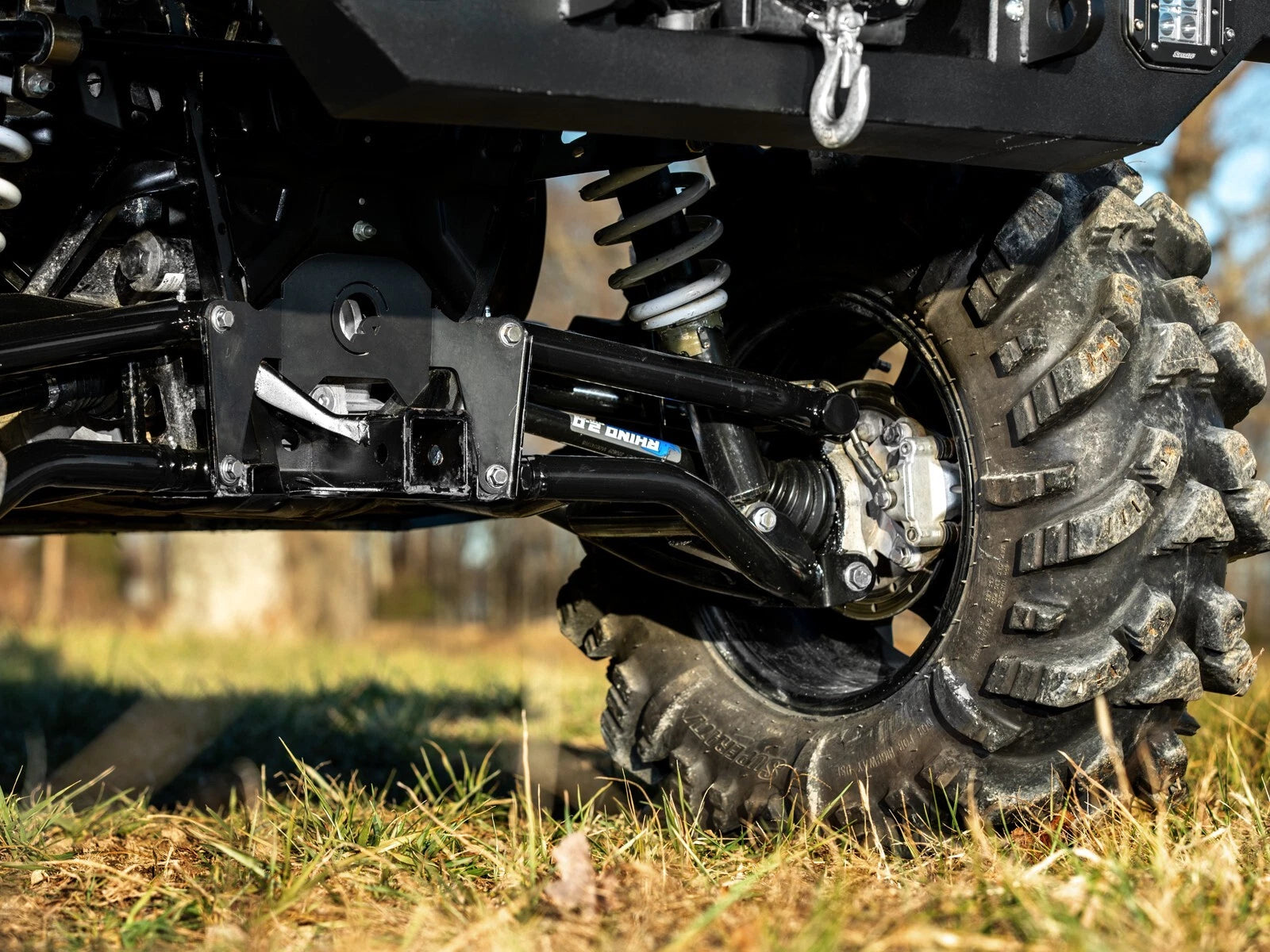 SuperATV Atlas Pro 1.5" Rear Offset A-Arms for Polaris Ranger XP 1000 (2017–2023)