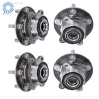 Set of 4 Wheel Bearing Hubs for Ford Fusion Lincoln MKZ (2013–2016)