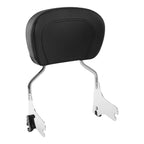 Chrome Passenger Backrest Sissy Bar for Harley Electra Glide Road King (1997–2008)