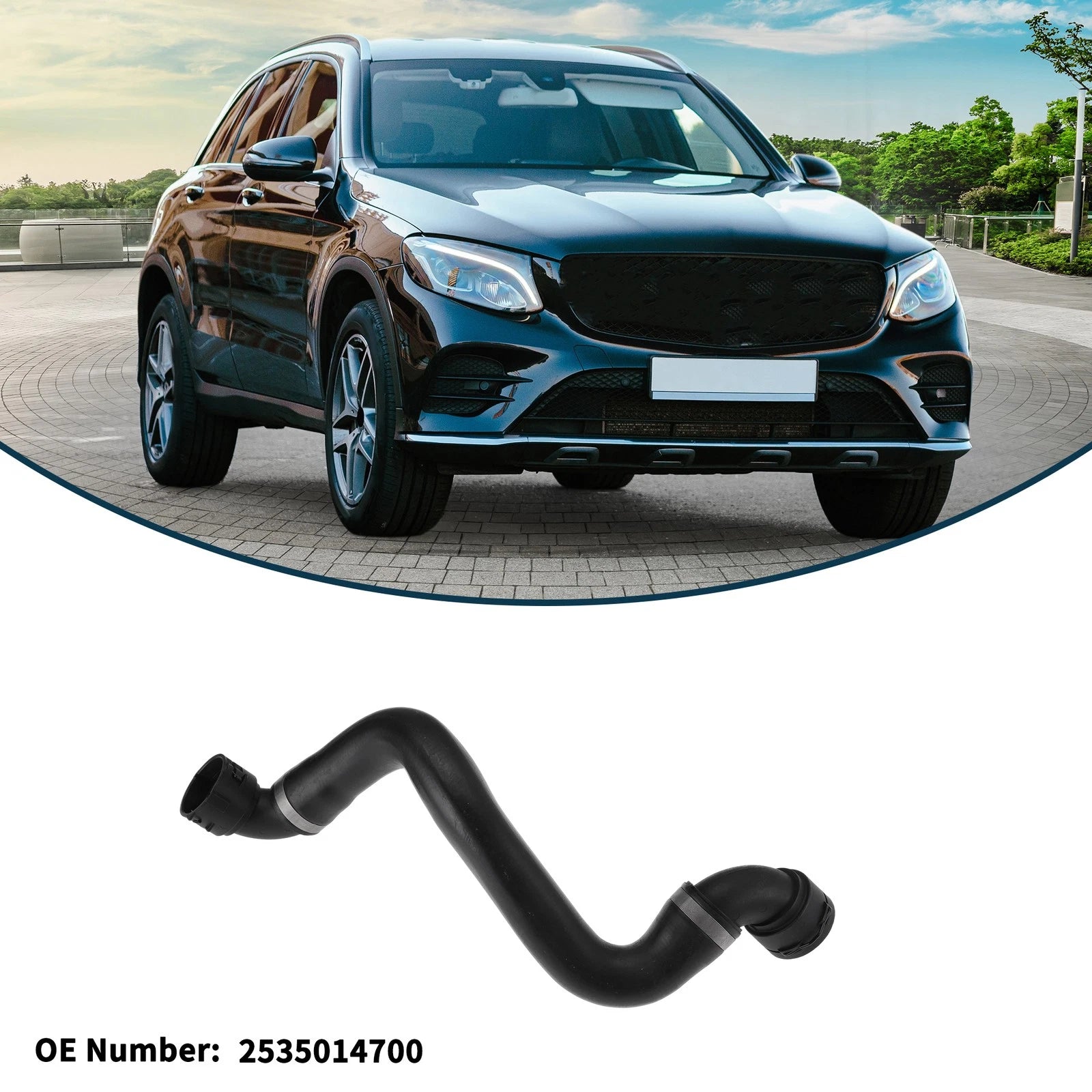 Radiator Hose for Mercedes-Benz GLC (X253) (2015–2022) No. 2535014700