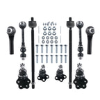 Set of 4 Front Lower Ball Joints Tie Rod Ends Sway Bars for Durango Dakota (2000–2004)