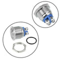 Push Button Switch 12V for Car/Boat (Brass Nickel Plated)