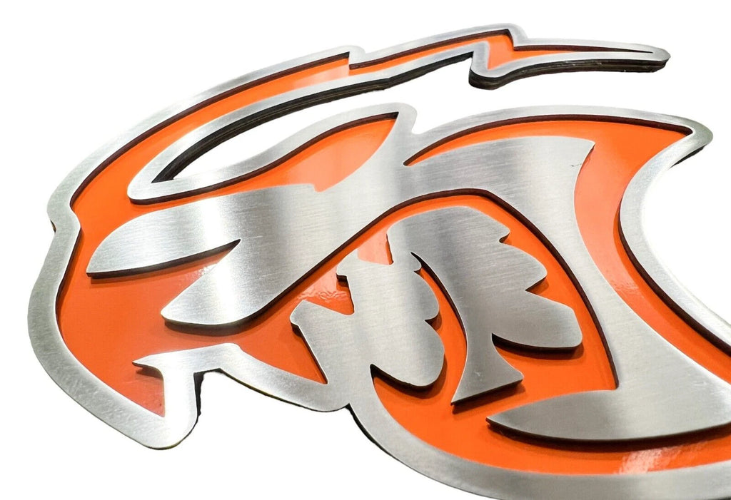 Fender Badge Emblems Orange Hellcat Style Replacement for 2015–2023 Dodge Challenger