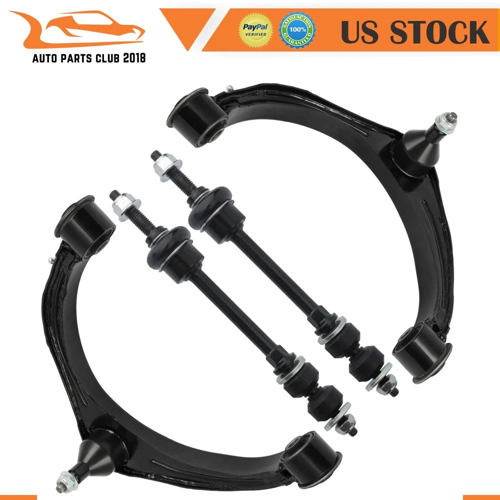 Set of 4 Front Upper Control Arms & Ball Joints for Dodge Ram 1500 (2009–2010)