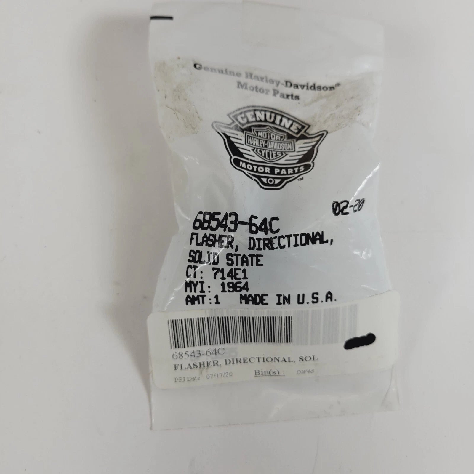 2-Prong Flasher for Harley-Davidson (1964–1964) 68543-64C