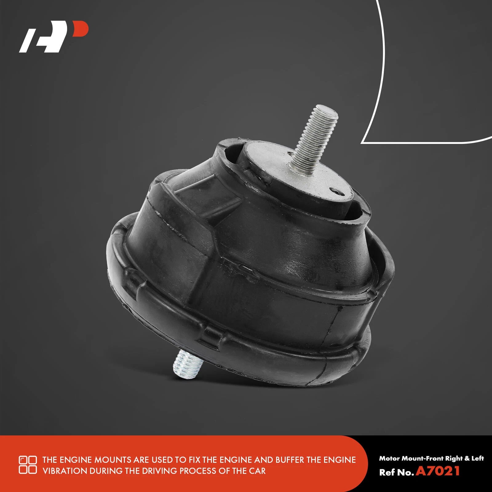 2X Front Engine Motor Mount for BMW 318i 320i 330i M3 535i M5 735i Z4 (1998–2006)