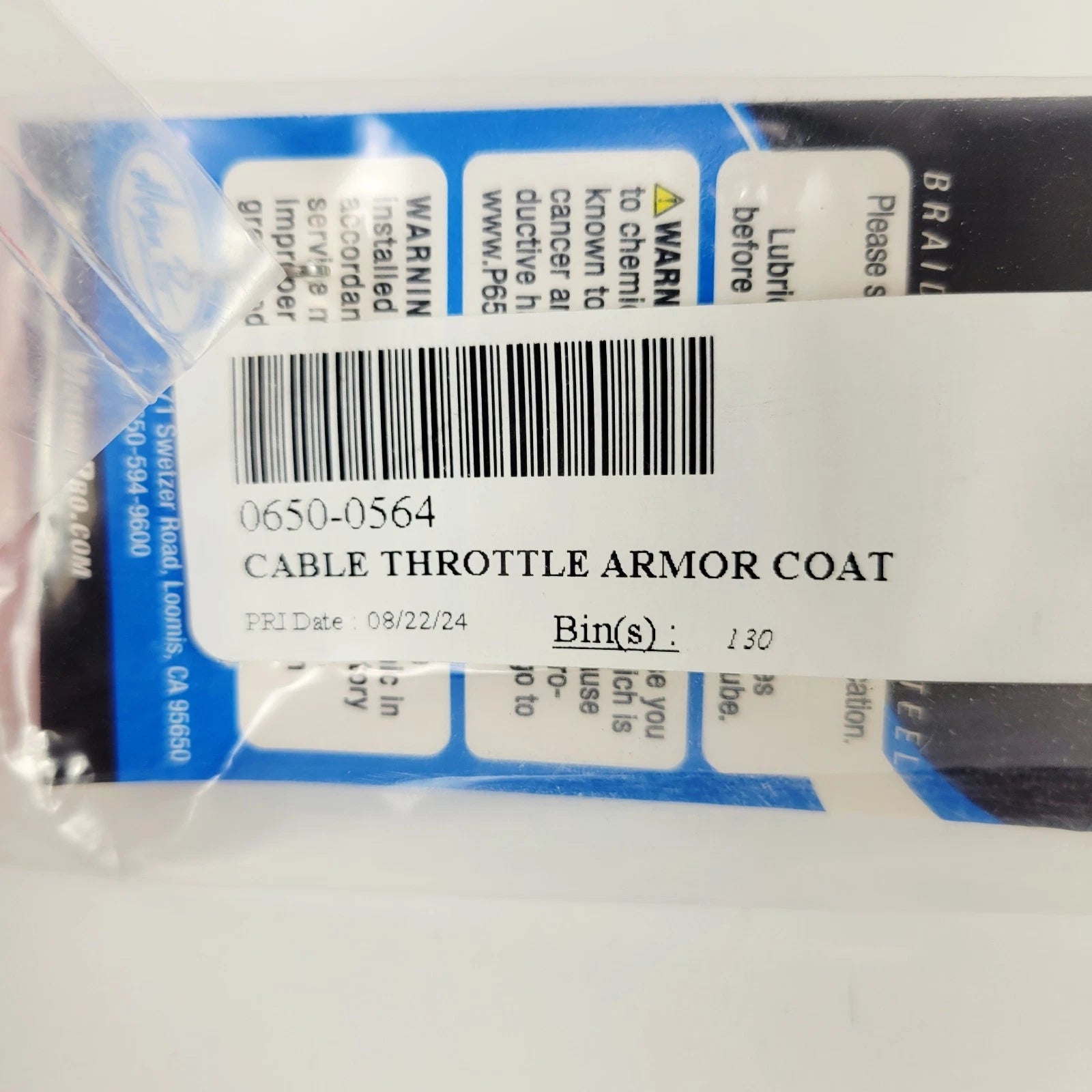 Throttle Cable for Harley Dyna Softail Touring (66-0348)