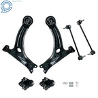 Set of 6 Front Lower Control Arms with Ball Joints for Toyota Corolla (2003-2008)