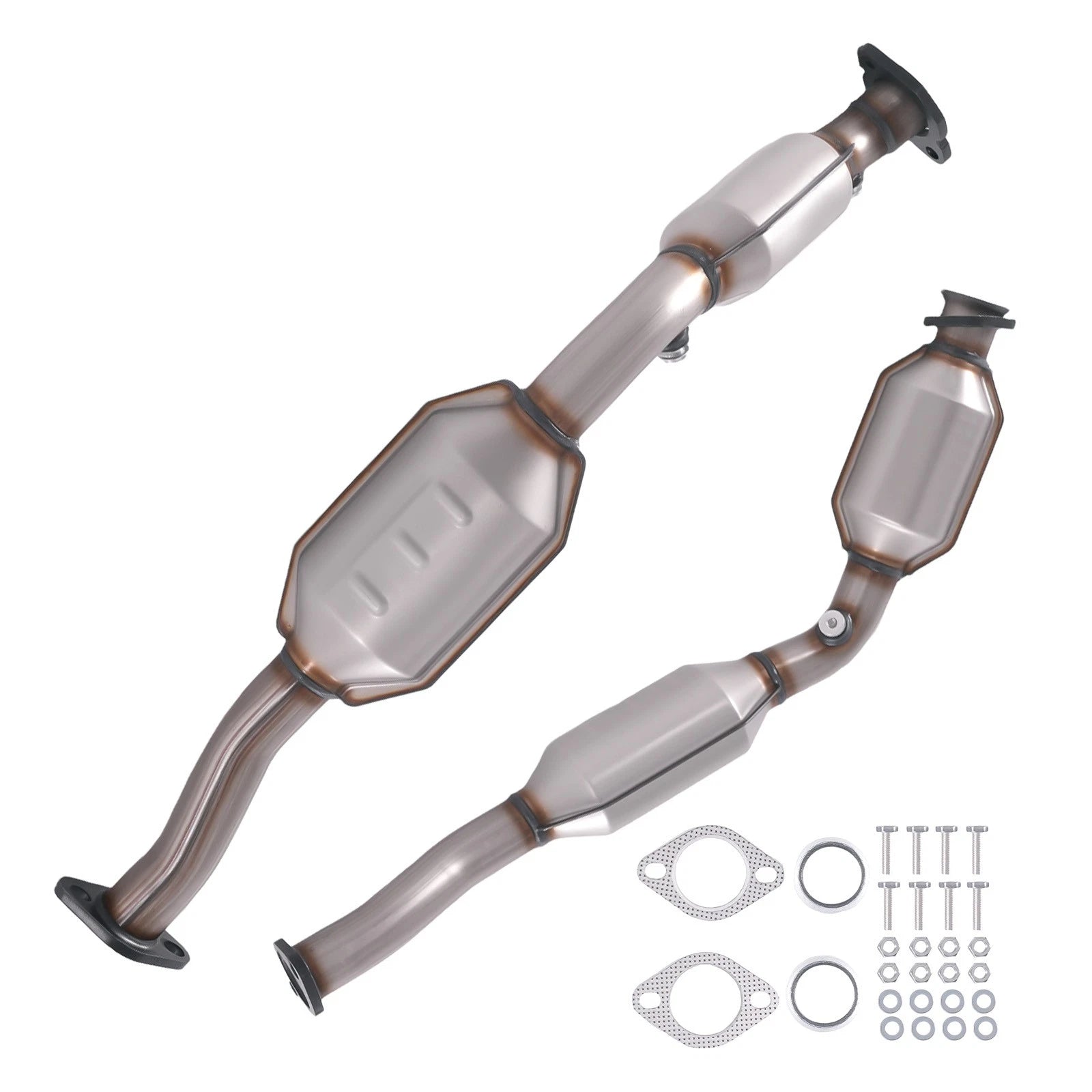 2X Catalytic Converter for Lincoln Town Car 4.6L V8 (2003–2011) Stainless Steel